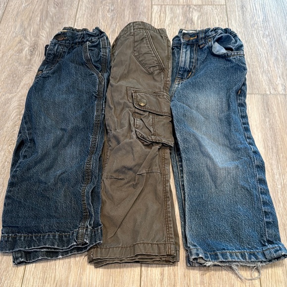 3T Kids Denim and Cargo Pants Set - Picture 1 of 5